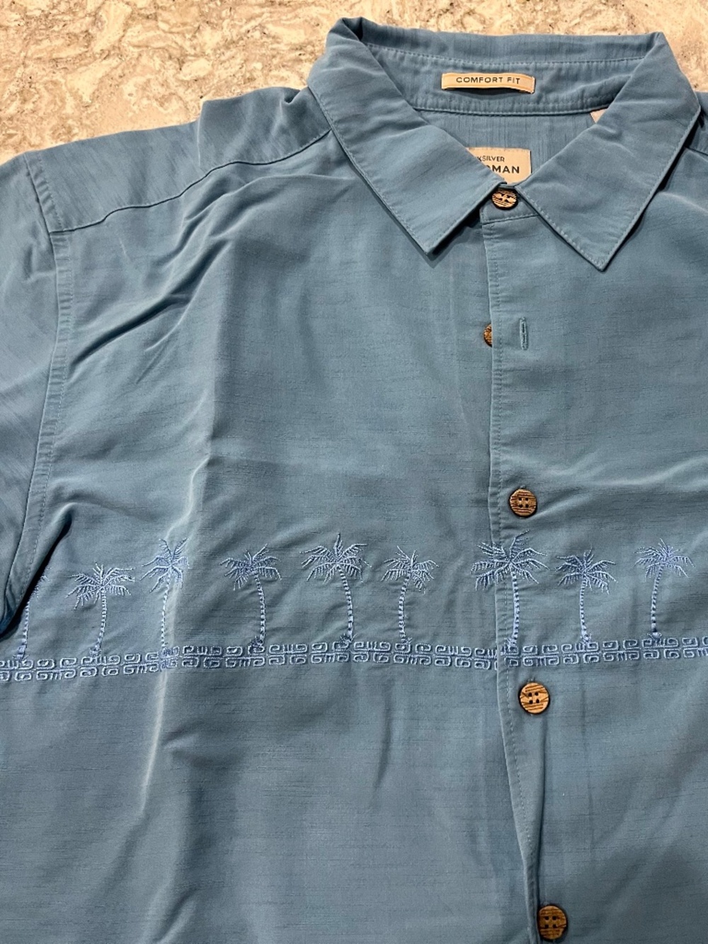 Quicksilver Weatherman Short Sleeve Button Down